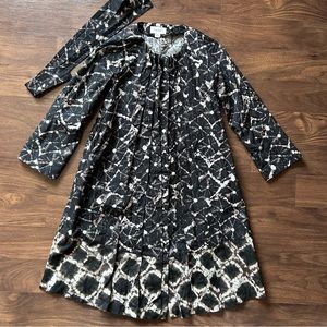 Thakoon Button Down Front Tie Dye Dress